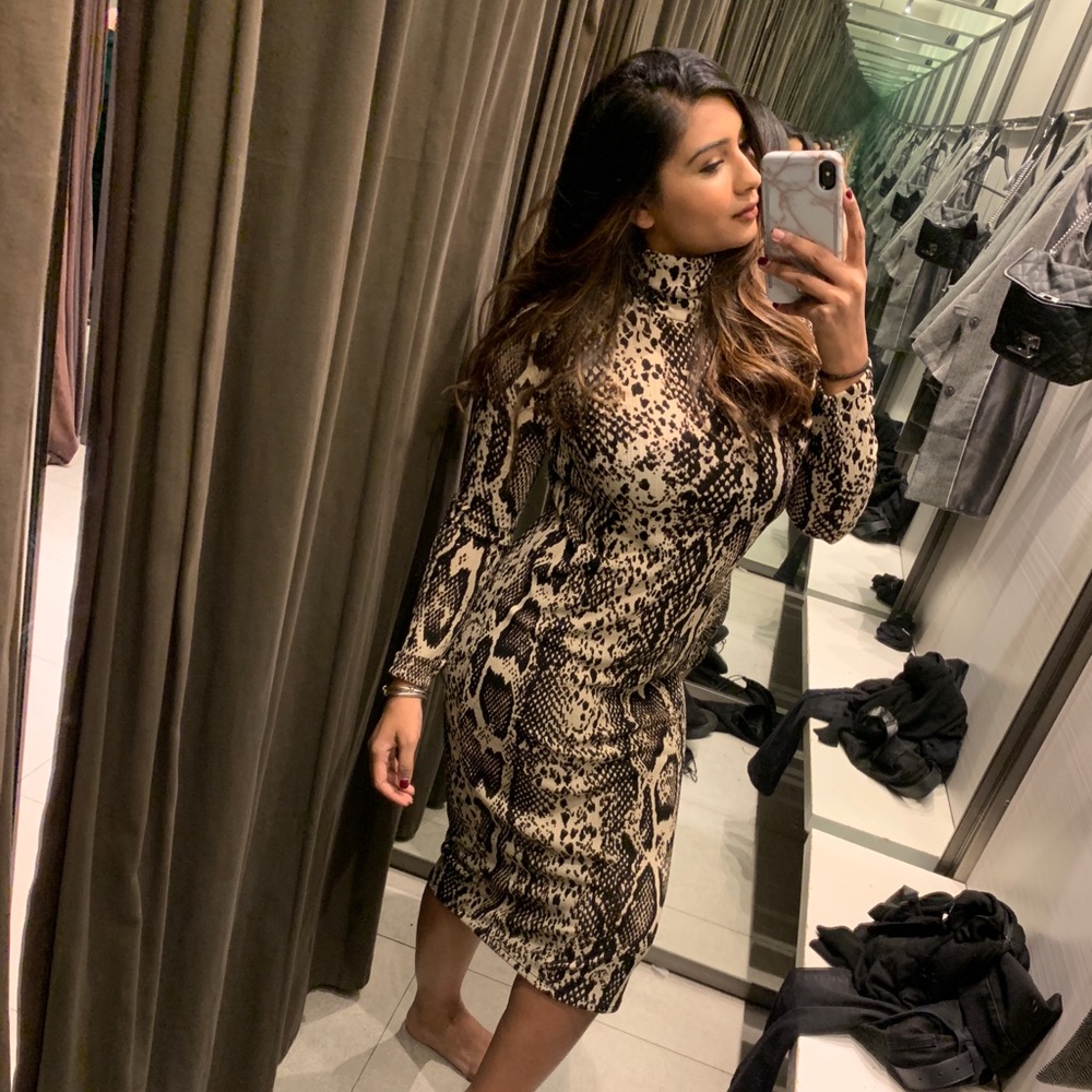 Snake Skin Zara Dress!